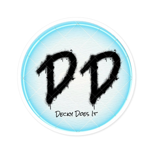 Decky Does It Logo Sticker